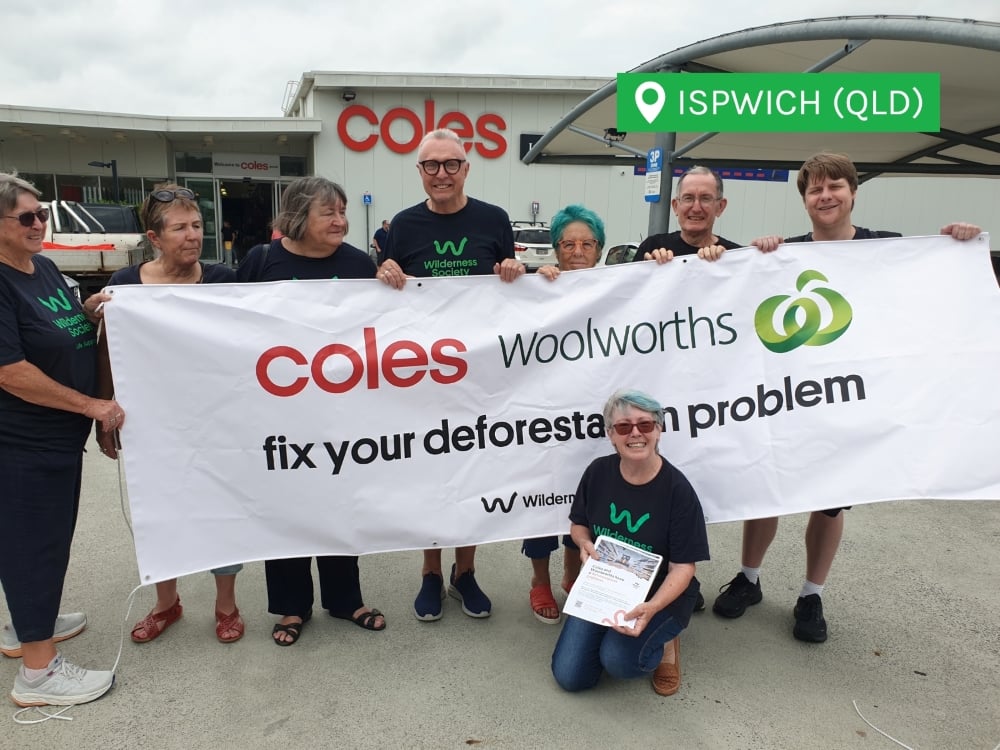 Ipswich Coles: fix your deforestation problem
