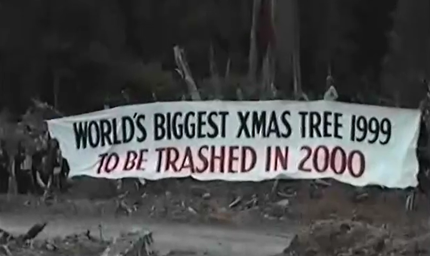 A short film about the World's Tallest Christmas Tree.