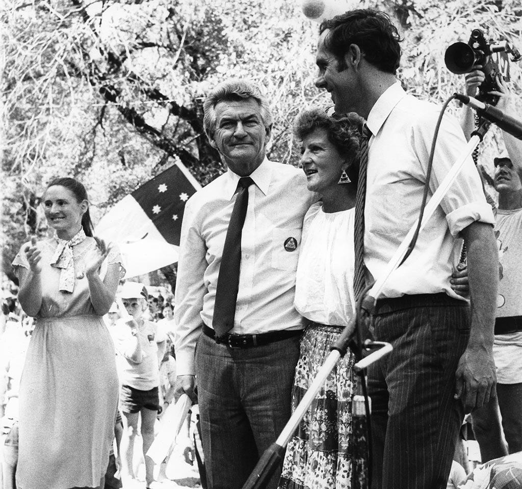 Prime Minister Bob Hawke & Dr Bob Brown